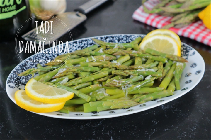 Zeytinyağlı Limonlu Kuşkonmaz