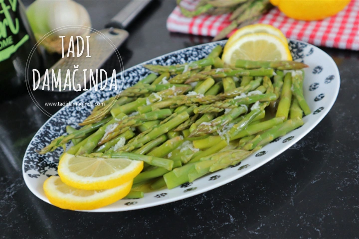 Zeytinyağlı Limonlu Kuşkonmaz