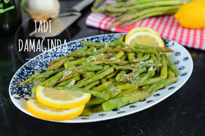 Zeytinyağlı Limonlu Kuşkonmaz