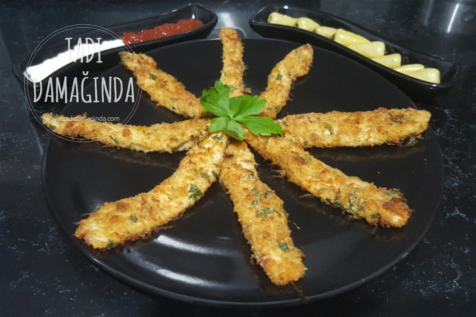 Fırında Kaşarlı Sarımsaklı Çıtır Tavuklar