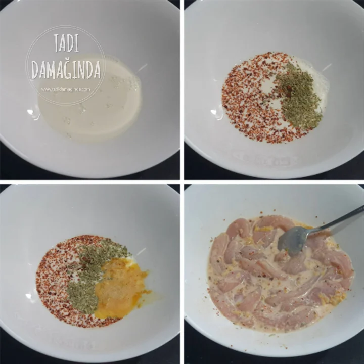 Fırında Kaşarlı Sarımsaklı Çıtır Tavuklar