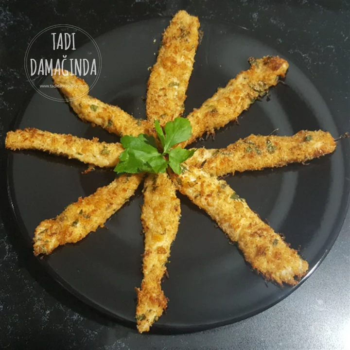 Fırında Kaşarlı Sarımsaklı Çıtır Tavuklar