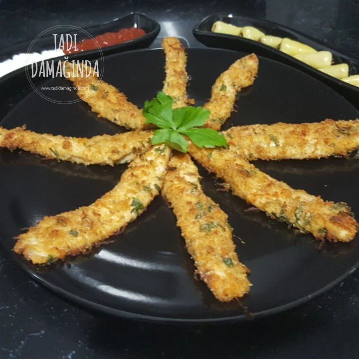 Fırında Kaşarlı Sarımsaklı Çıtır Tavuklar