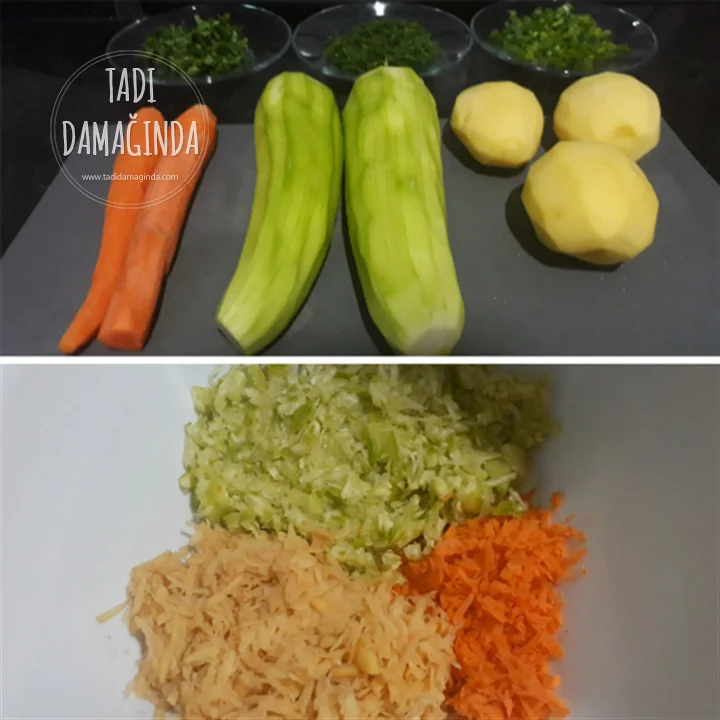 Fırında Karışık Sebzeli Mücver