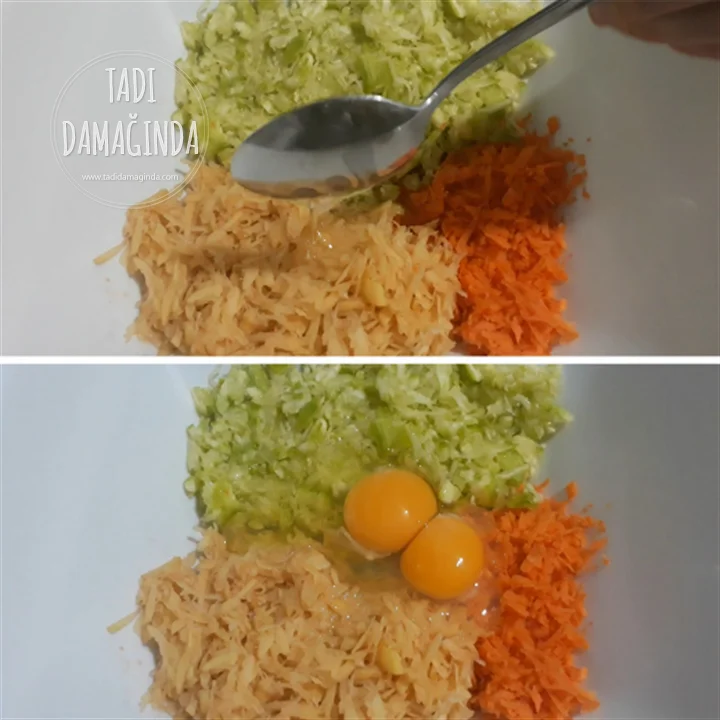 Fırında Karışık Sebzeli Mücver