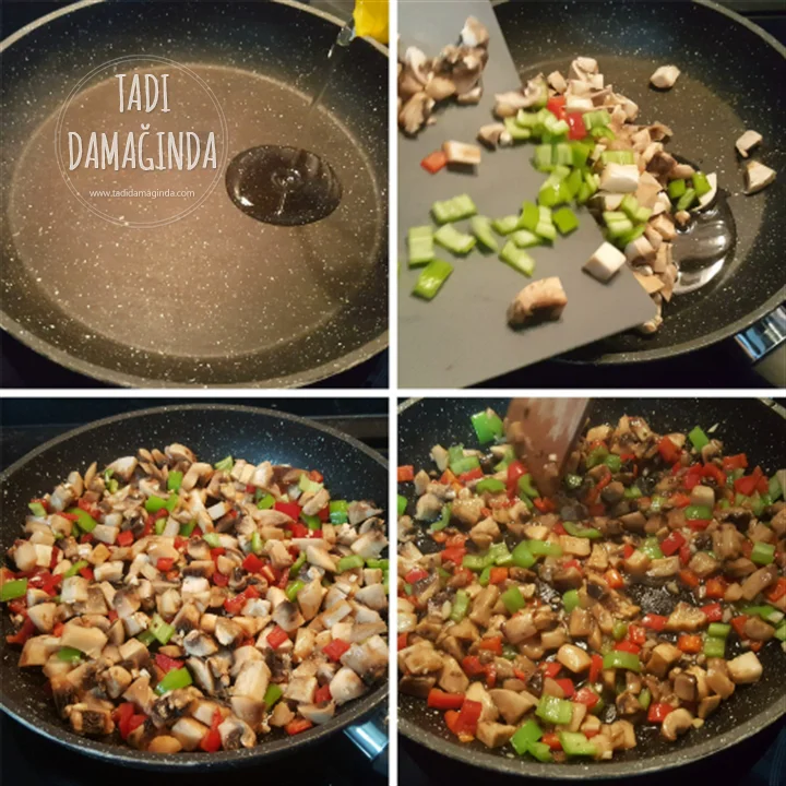 Mantarlı Püreli Çanak Köfte