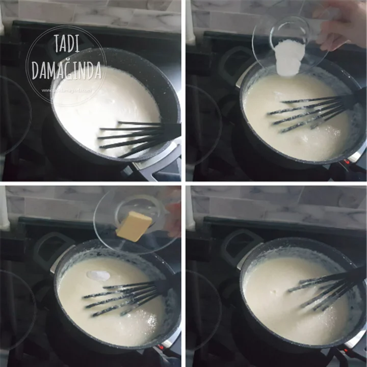 3 Renkli İrmikli Muhallebi