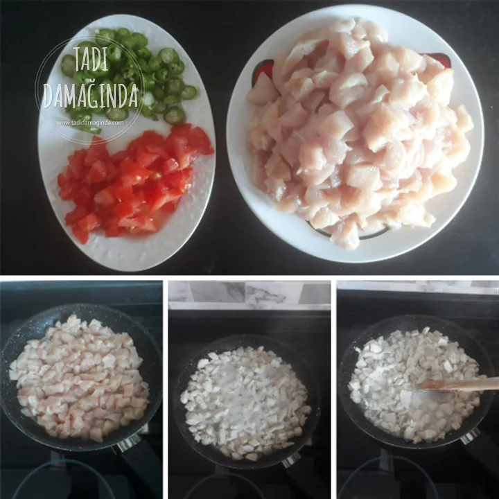 Beşamel Sos ile Patatesli Tavuk