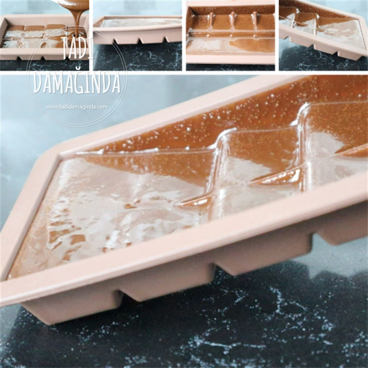 Ev Yapımı Rafine Şekersiz Fındık Ezmeli Bitter Çikolata