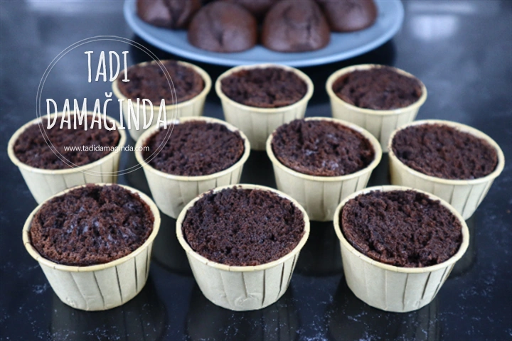 Yeni Yıla Özel Çam Ağacı Görünümlü Cupcake