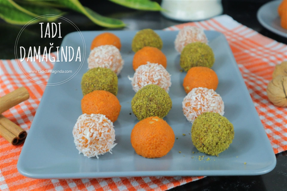 Tarçınlı Cevizli Tatlı Patates Topları