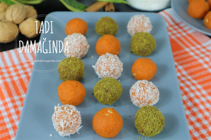 Tarçınlı Cevizli Tatlı Patates Topları
