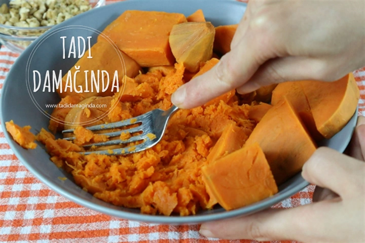 Tarçınlı Cevizli Tatlı Patates Topları