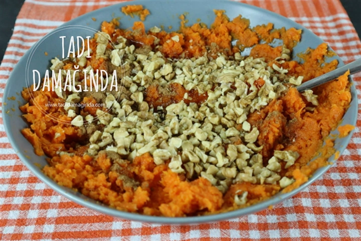 Tarçınlı Cevizli Tatlı Patates Topları