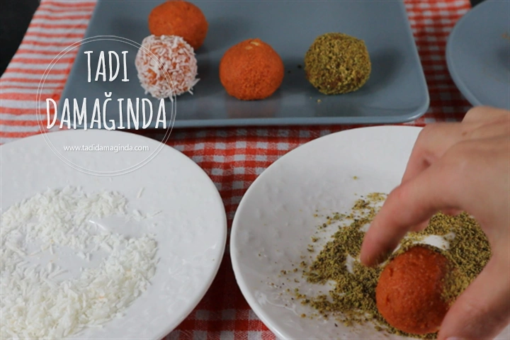 Tarçınlı Cevizli Tatlı Patates Topları