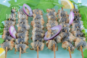 Fırında Hamsi Şiş (Mısır Unsuz)