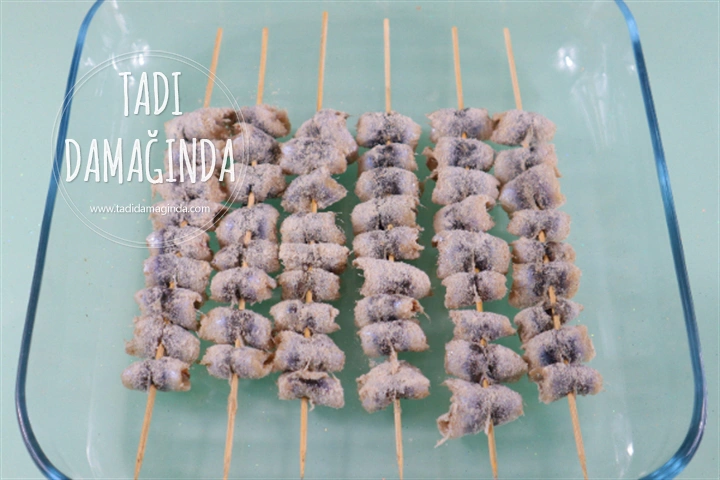 Fırında Hamsi Şiş (Mısır Unsuz)