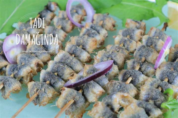 Fırında Hamsi Şiş (Mısır Unsuz)