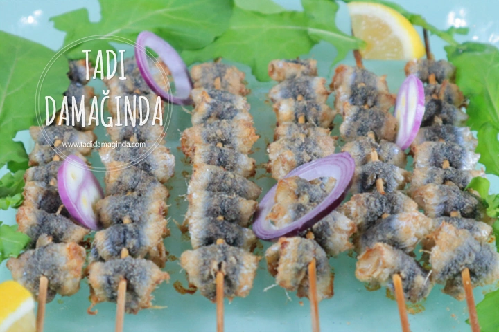 Fırında Hamsi Şiş (Mısır Unsuz)