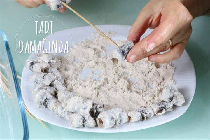 Fırında Hamsi Şiş (Mısır Unsuz)