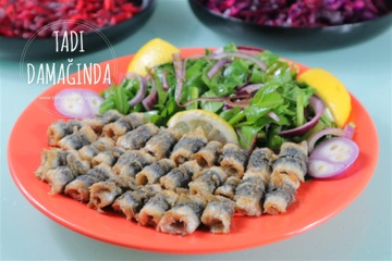 Fırında Rulo Hamsi (Mısır Unsuz)