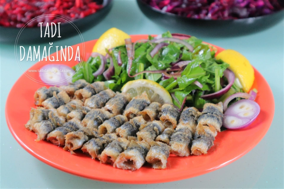 Fırında Rulo Hamsi (Mısır Unsuz)