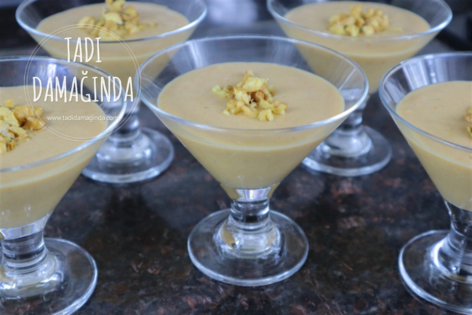 Pişmeyen Muzlu Tahinli Cennet Hurması Tatlısı