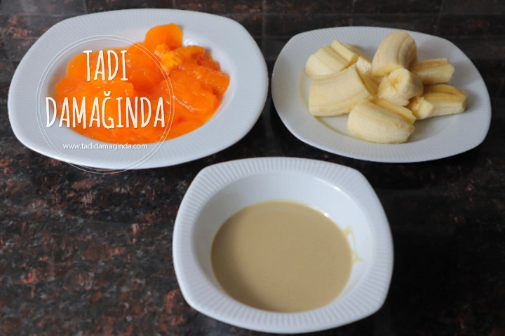 Pişmeyen Muzlu Tahinli Cennet Hurması Tatlısı