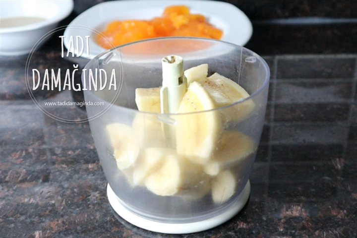 Pişmeyen Muzlu Tahinli Cennet Hurması Tatlısı