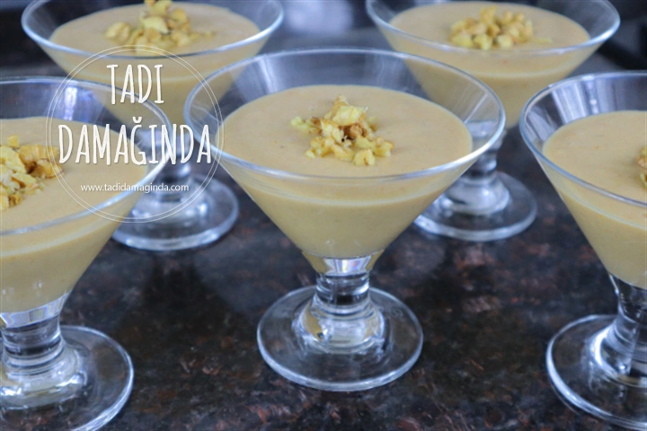 Pişmeyen Muzlu Tahinli Cennet Hurması Tatlısı