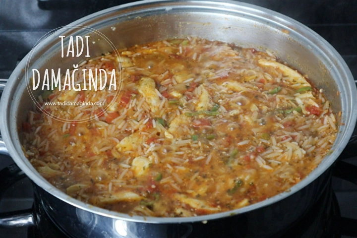 Sebzeli Çerkez Pilavı