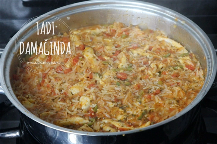 Sebzeli Çerkez Pilavı