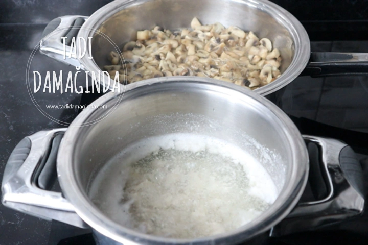 Avokadolu Mantarlı Tavuk Salatası