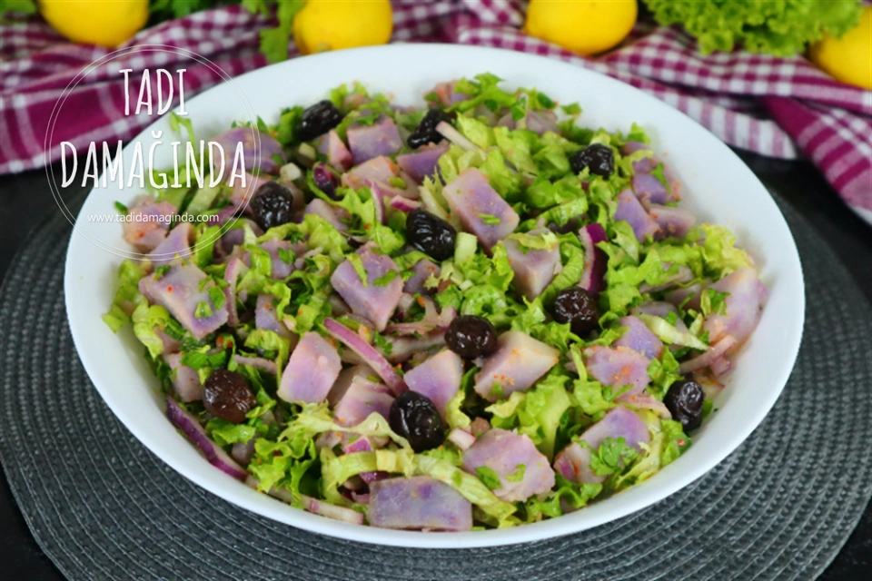 Mor Patates Salatası