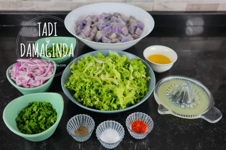 Mor Patates Salatası