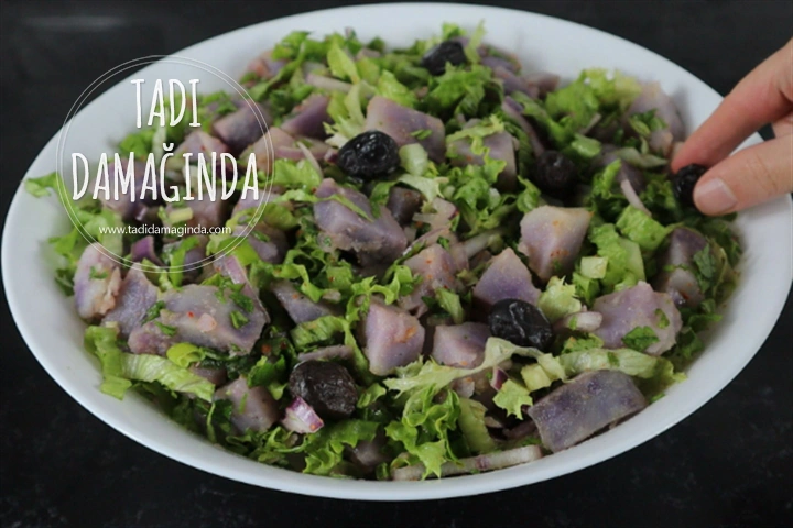 Mor Patates Salatası