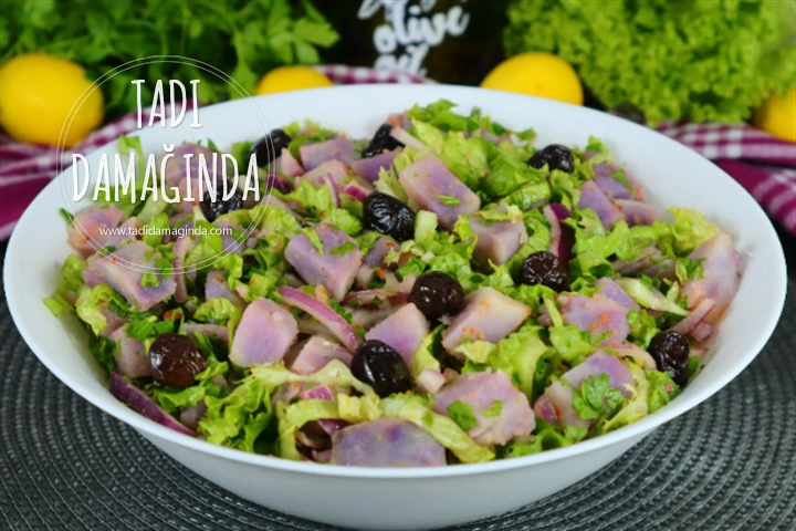 Mor Patates Salatası