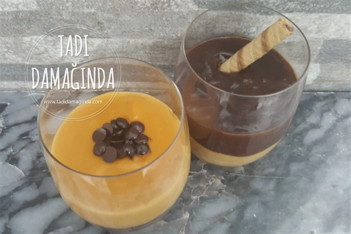 Karamelli Çikolatalı Puding (Glütensiz)