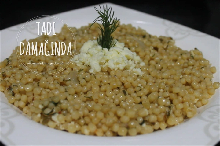 Otlu ve Tulum Peynirli Kuskus