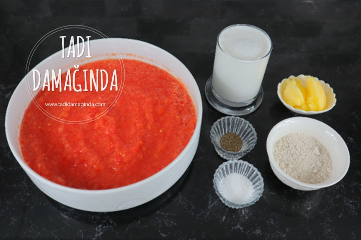 Domates Çorbası (Glütensiz Laktozsuz Kazeinsiz)