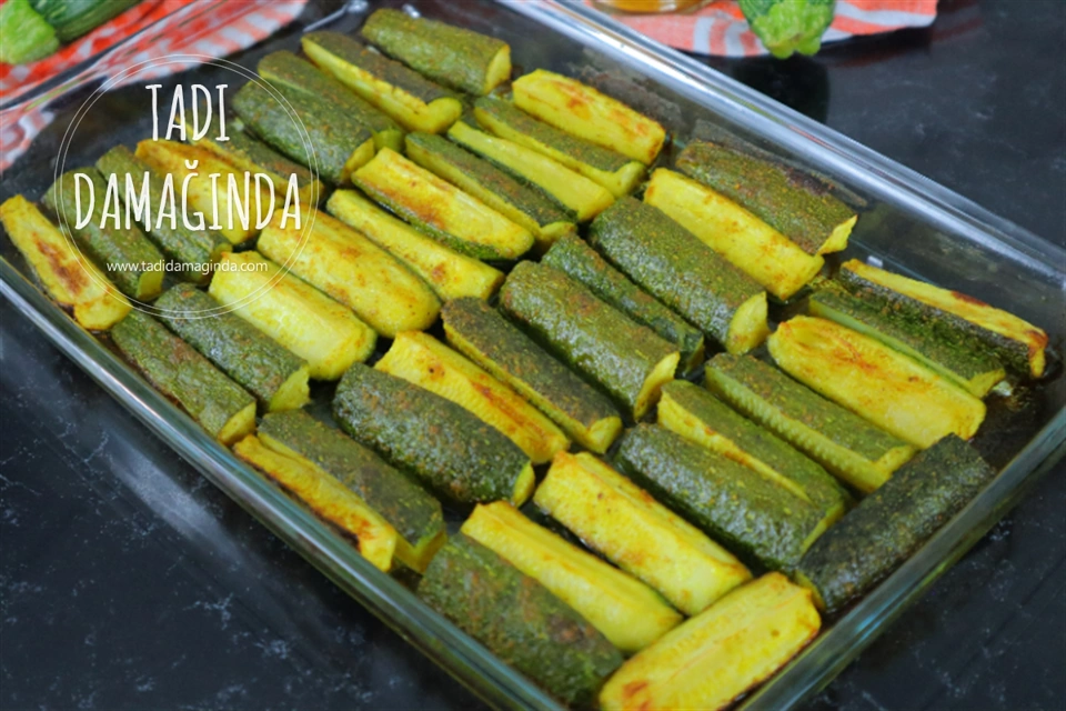 Fırında Körili Kabak