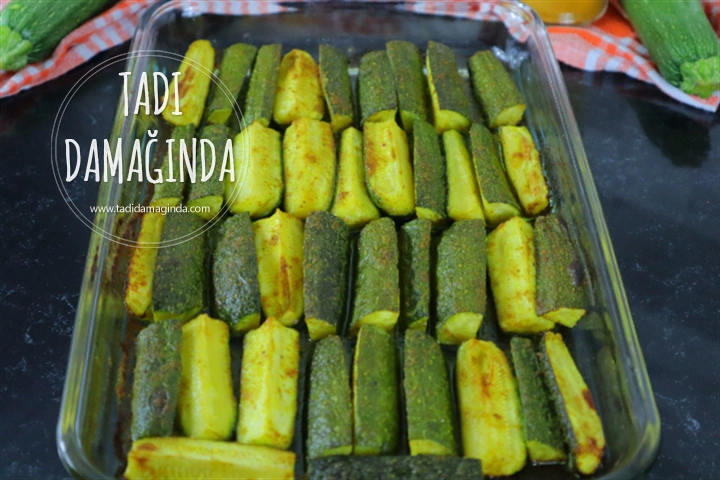 Fırında Körili Kabak