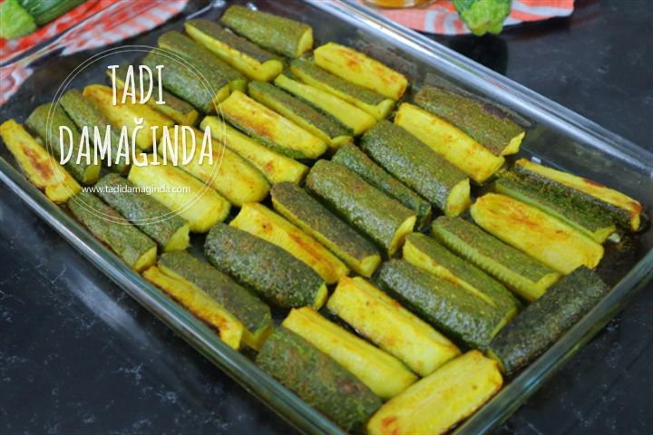 Fırında Körili Kabak