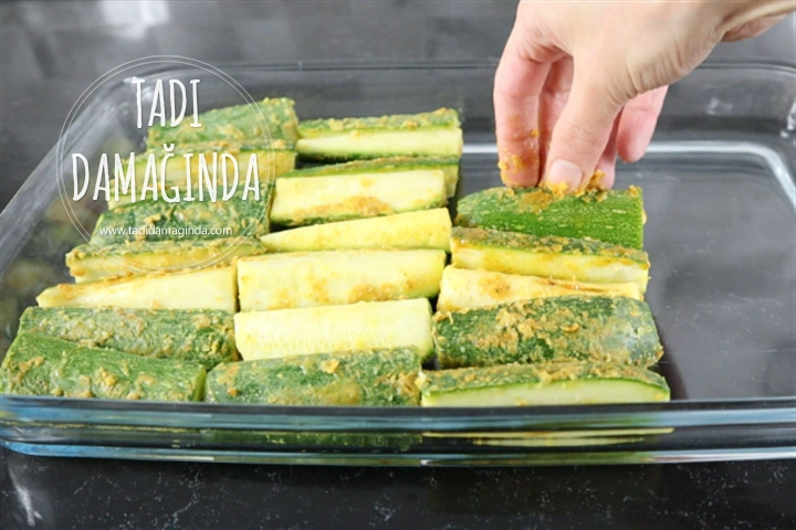 Fırında Körili Kabak