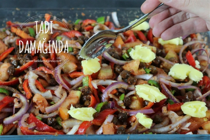 Fırında Siyah Nohut Yemeği (Nohut Tava)