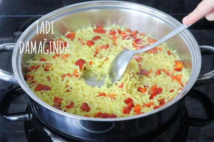 Körili Kapya Biberli Pilav