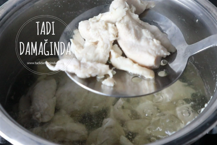 Yoğurtlu Tavuk Salatası (Yalancı Çerkez Tavuğu)