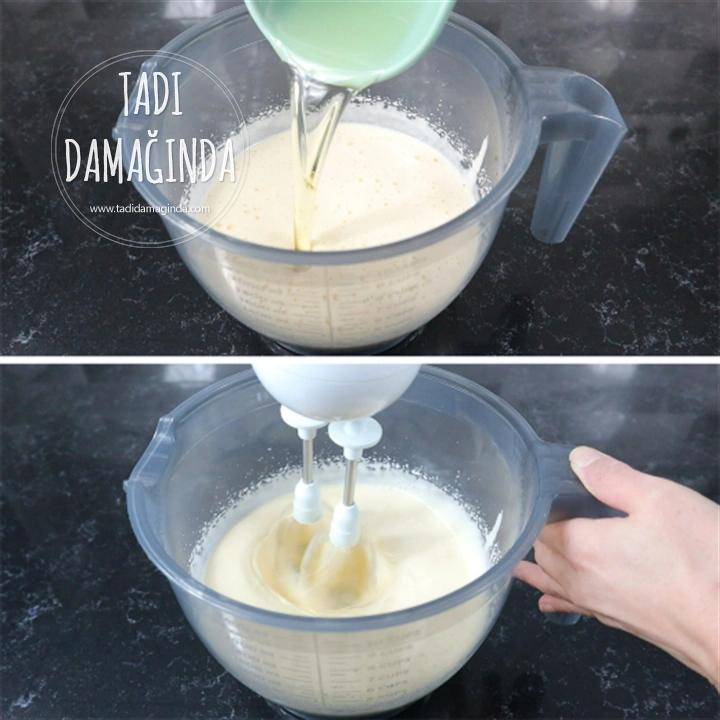 Tart Kalıbında Kremalı Havuçlu Kek