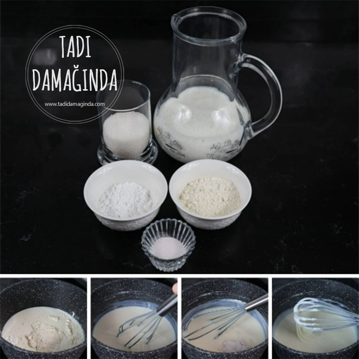 Tart Kalıbında Kremalı Havuçlu Kek