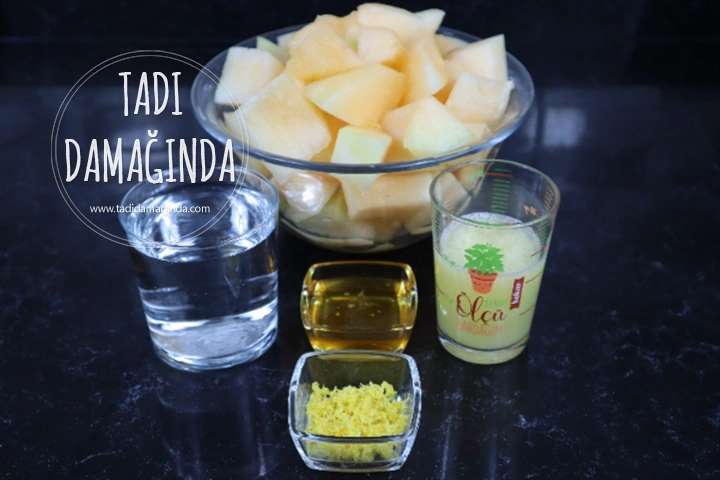 Şekersiz Kavunlu Limonata